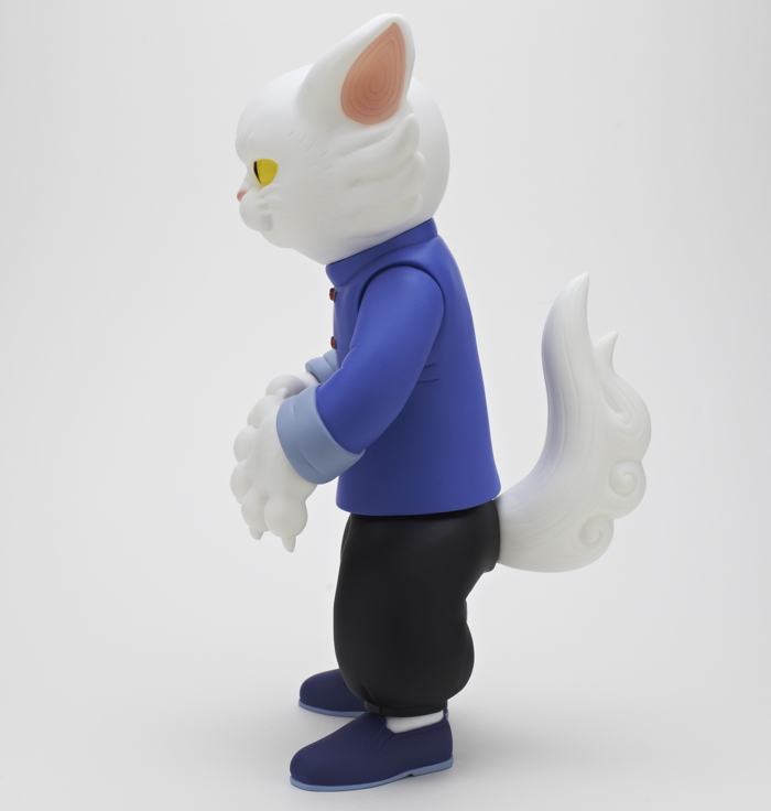 石黒亜矢子展 ばけものぞろぞろ ばけねこぞろぞろ」に「カンフー猫