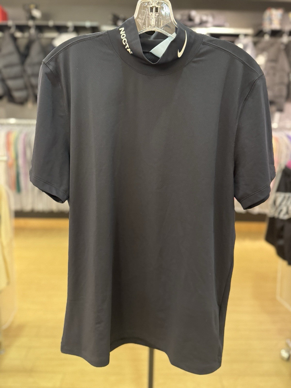 Men's Nike X Nocta Golf Mock Neck Top Black Size L