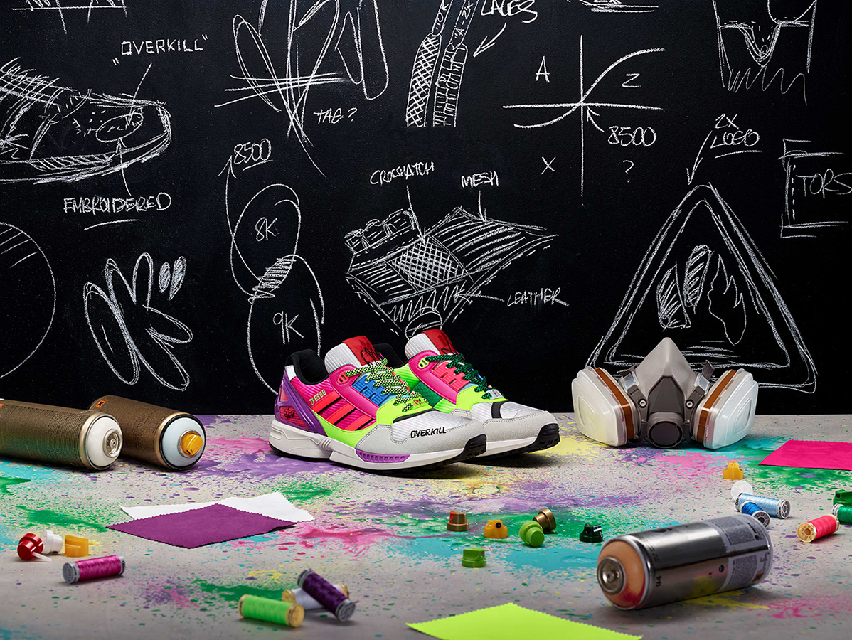 The Overkill x adidas ZX 8500 Nods Berlin's Graffiti Scene – SoleSavy