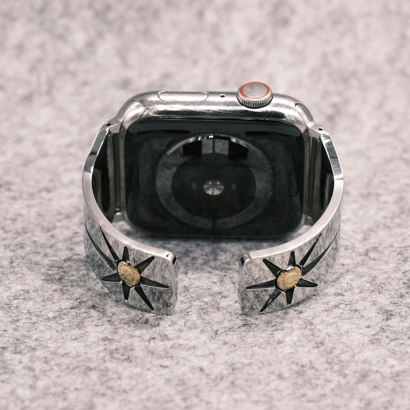 SUNSET GOLD AppleWatchバングル シルバー