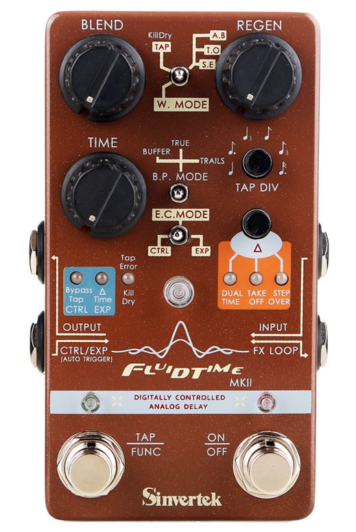 Sinvertek – Fluid Time MKII – Digitally Controlled BBD Delay
