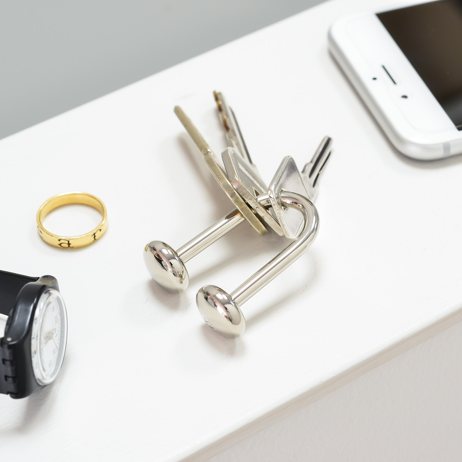 U Keyring - Nickel (Carl Auböck) - SOURCE objects（ソウス