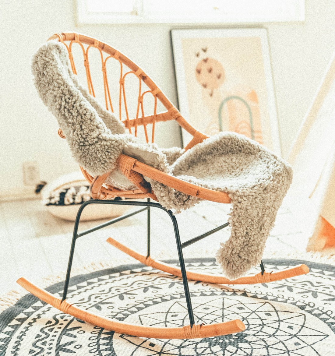 ロッキングチェア ラタン使用 ❘ rocking chair｜Fresk（フレスク）