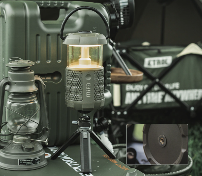 LEDランタンワイヤレススピーカーのMIFA WILD CAMPINGをレビュー