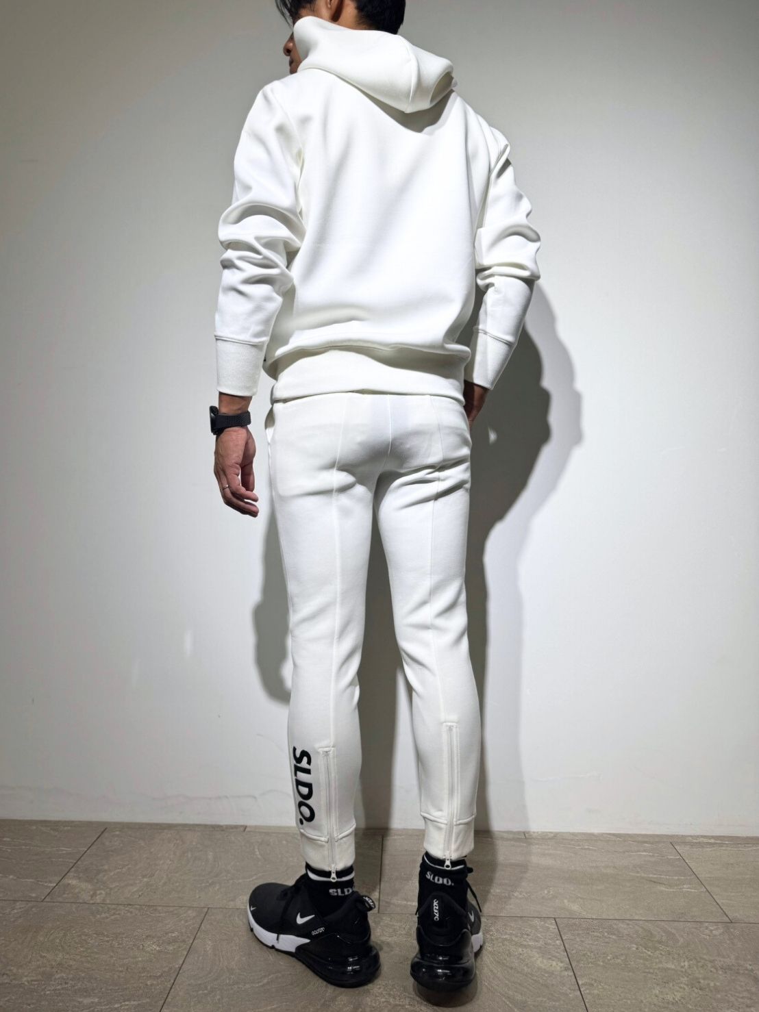 ライト ダブルニット リブパンツ/WHITE (UNISEX) – SLDO.