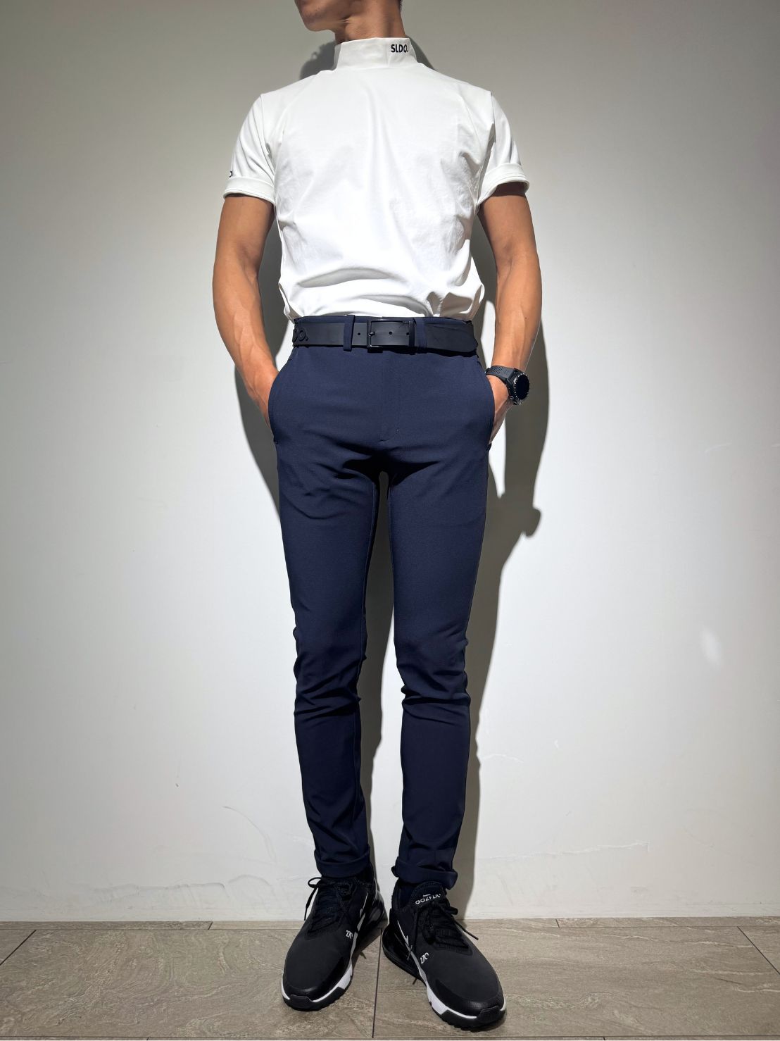 SLDO. 4WAY STRETCH パンツ/DARK NAVY