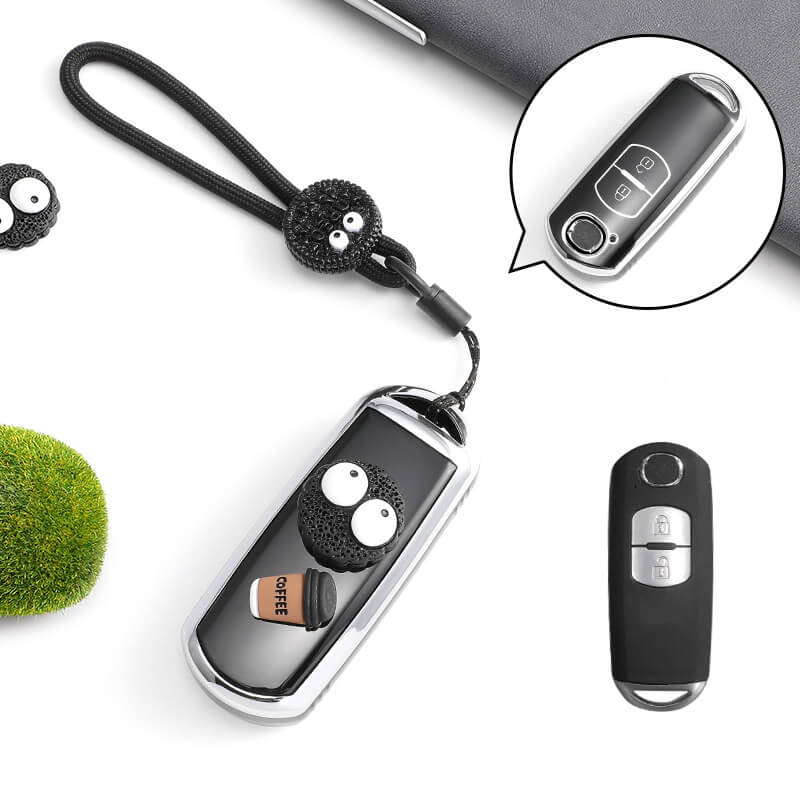 NEW【マツダ】ストラップ付きキャラカバーキーケース 〔Aタイプ〕