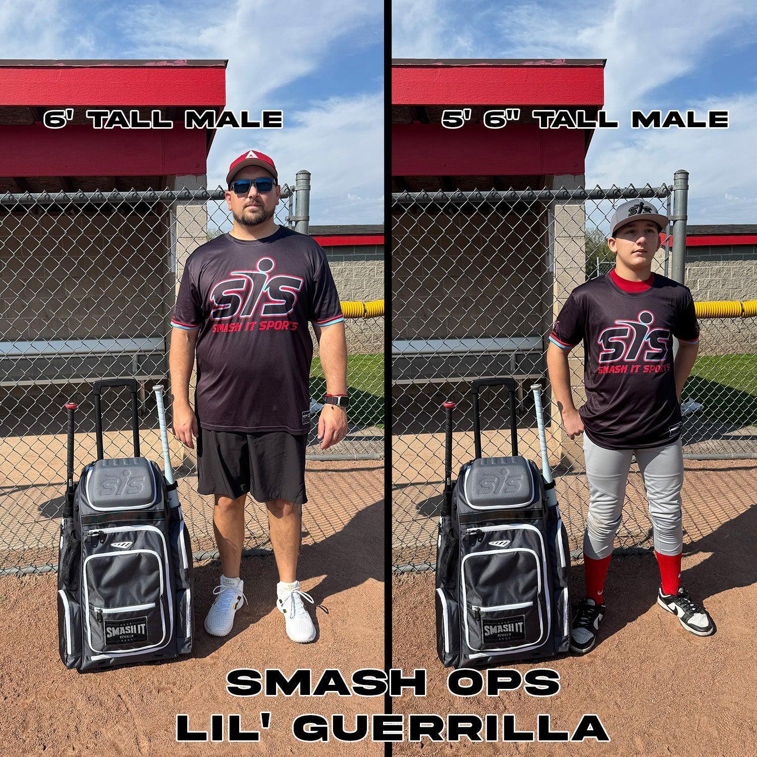 2025 Smash Ops Lil' Guerrilla Hybrid Roller/Bat Pack Bag - Vice
