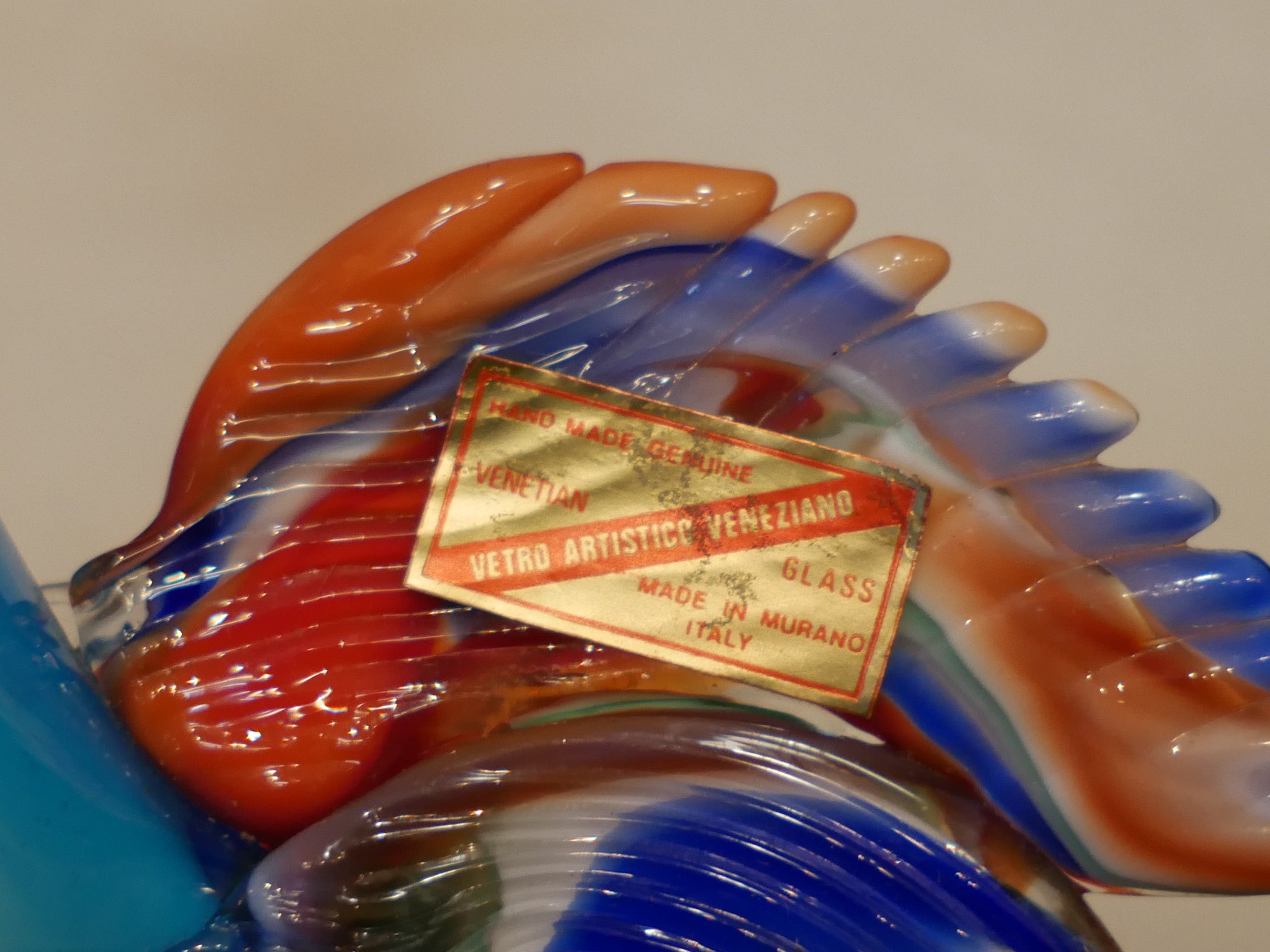 Murano Glass 鳥のオブジェ ヴェネチアンガラス ムラーノガラス