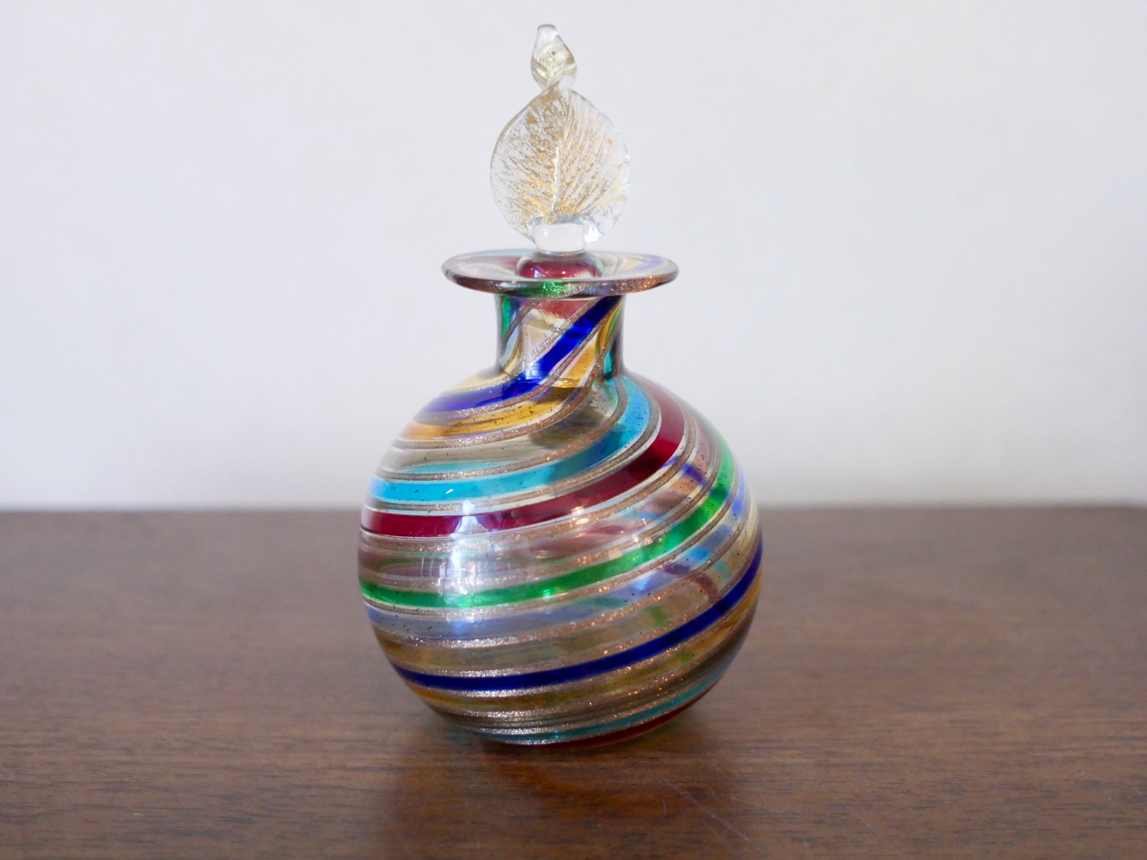 ベネチアンガラス ムラーノ ヴィンテージ 香水瓶 パフュームボトル