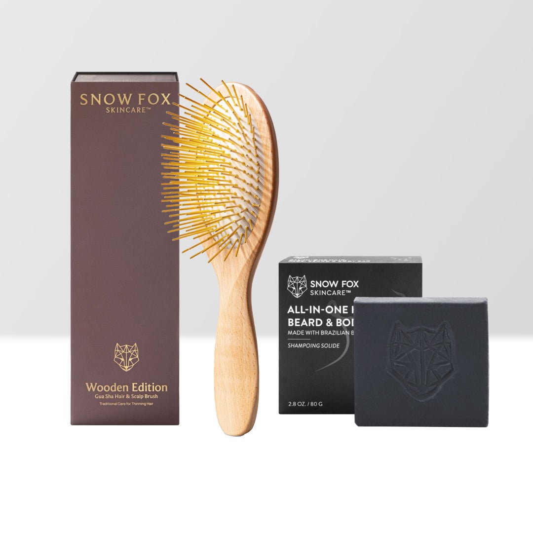 プレミアム FOXカッサ ウッド ヘアブラシ｜ SNOW FOX SKINCARE スノー