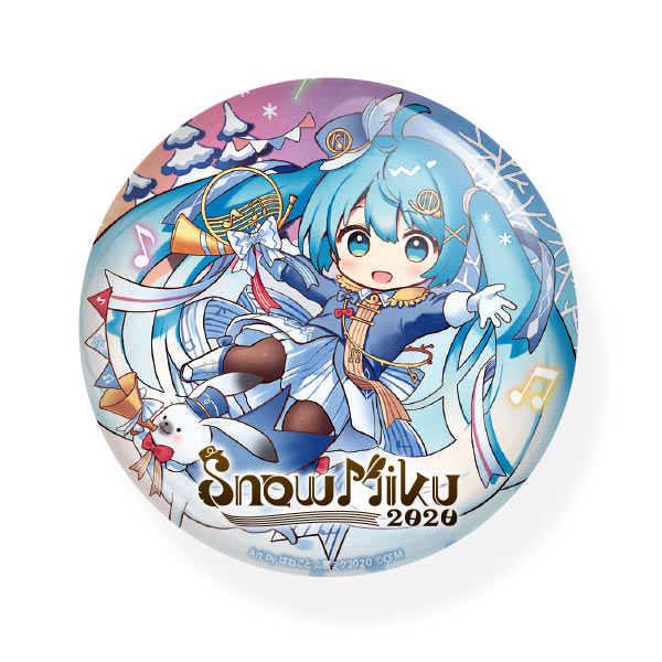 鏡音リン 雪ミク SNOW MIKU 2019 カラオケ 缶バッジ 【公式通販】