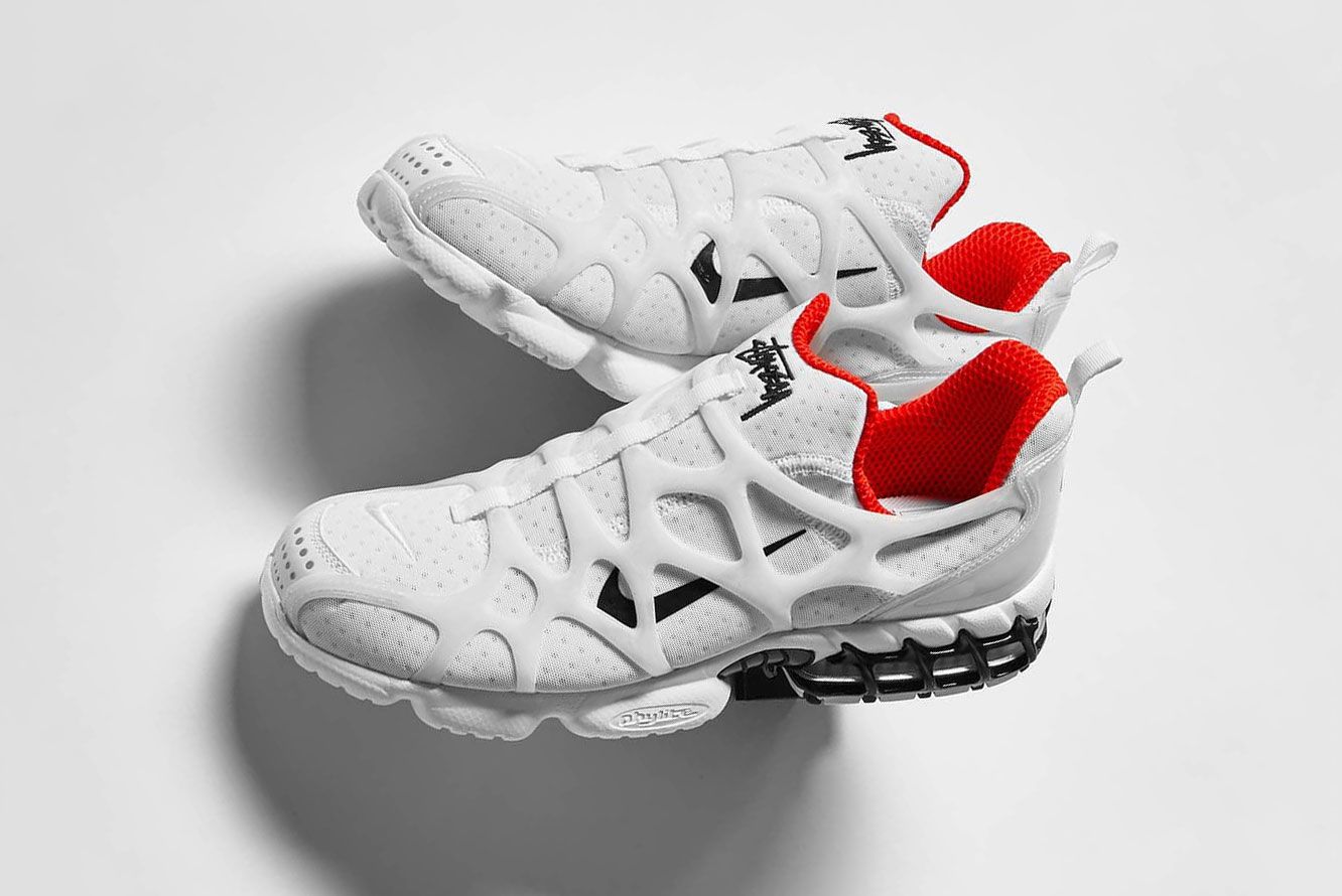 Where to Buy the Stussy x Nike Air Zoom Spiridon Kukini White