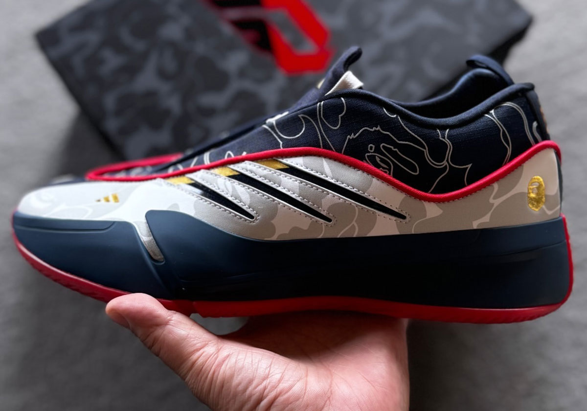 Bape adidas Dame 9 IH0787 | SneakerNews.com