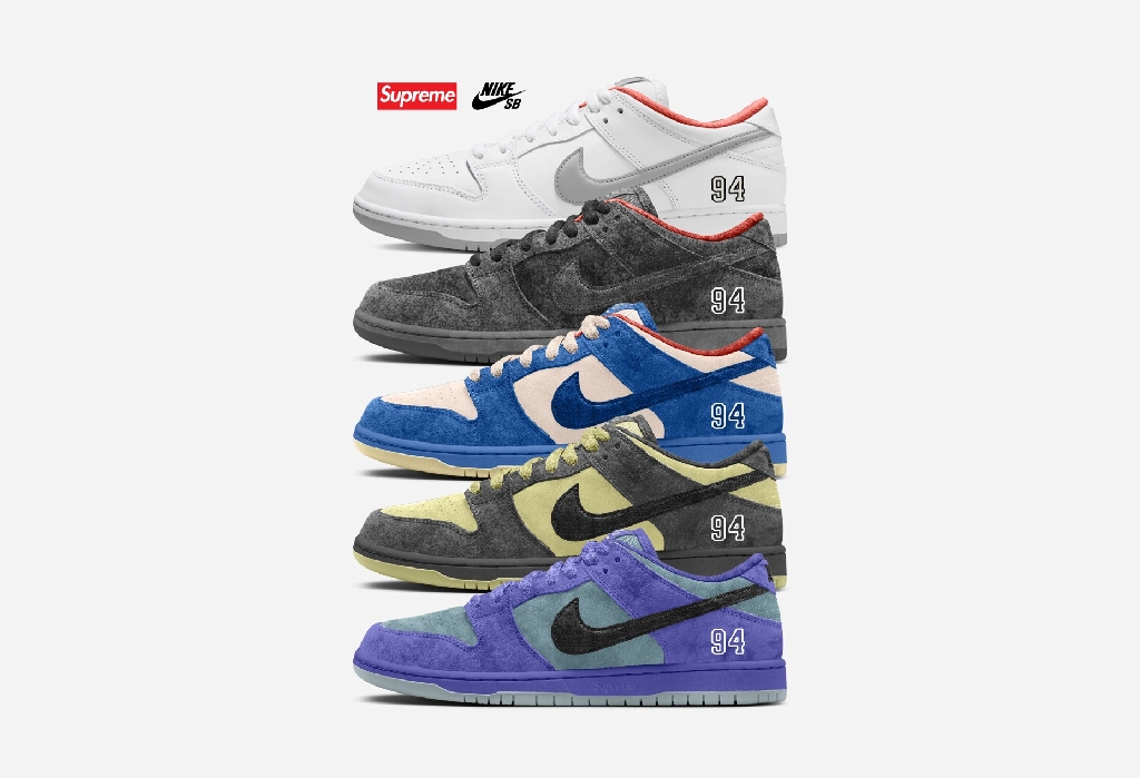 Supreme x Nike SB Dunk Low Pro OG QS Pack (2025) [Release Date