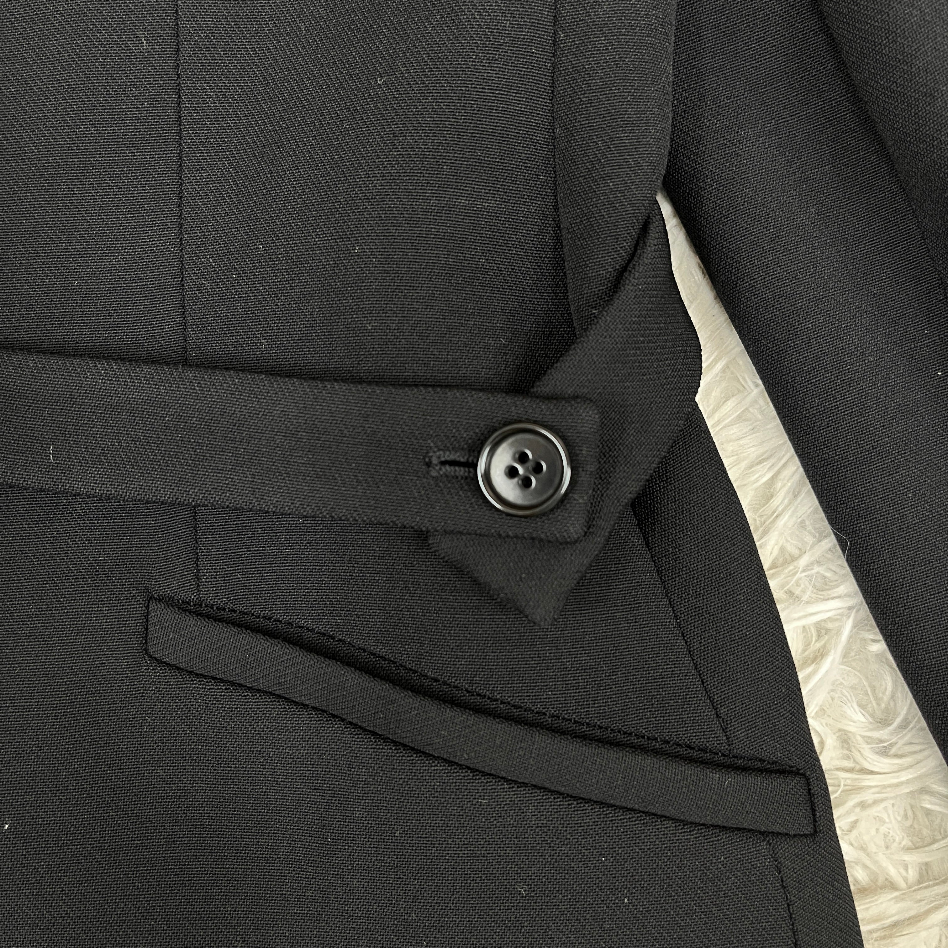 ARMANI COLLEZIONI ウール チェスターコート ブラック レディース 40