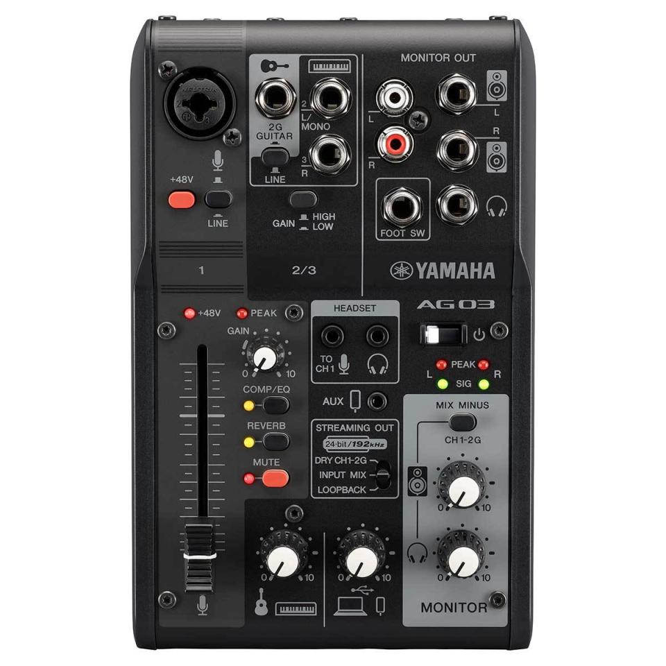 YAMAHA AG03 MK2 Black(ブラック) 配信用ミキサー ミキシング