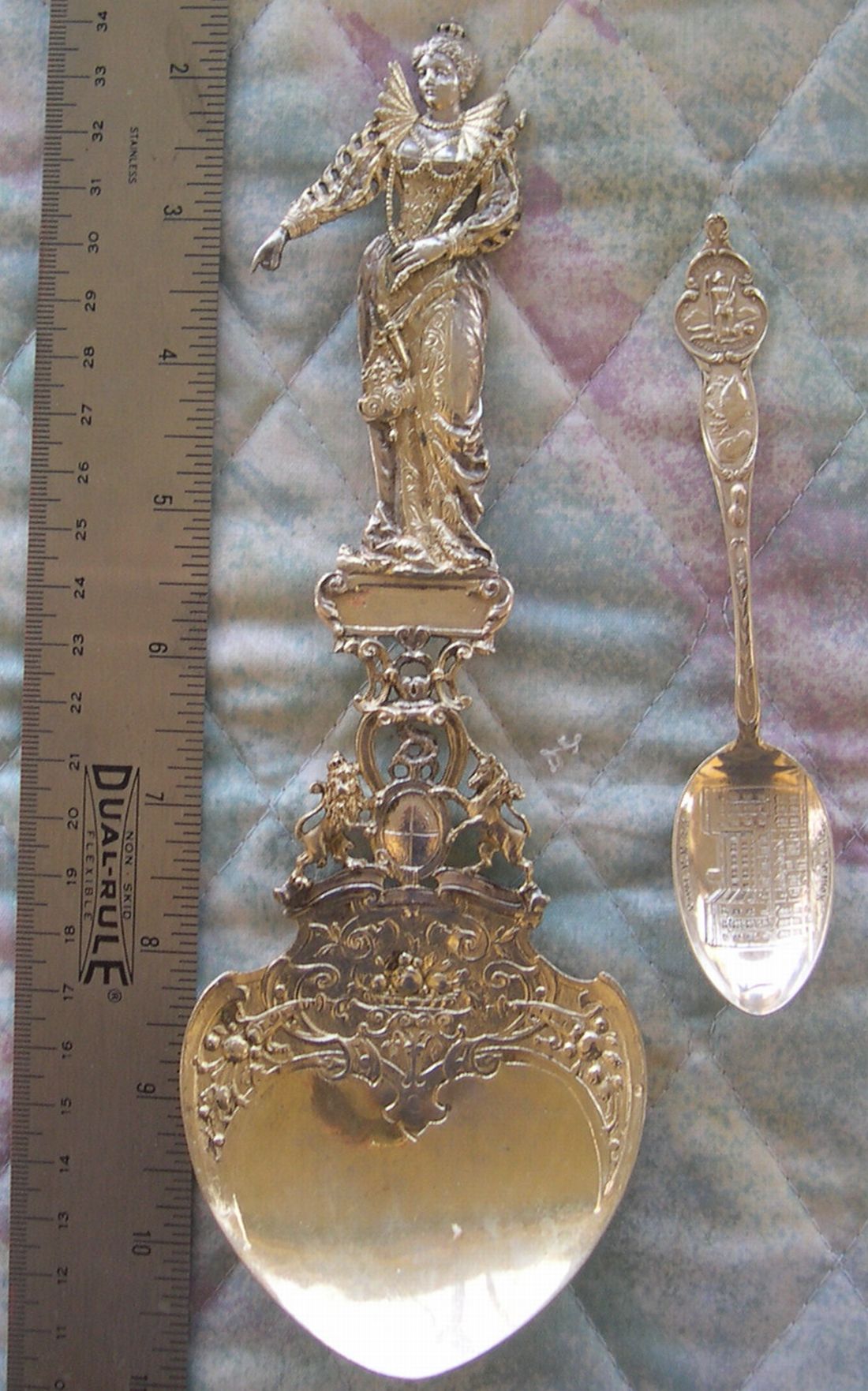 Queen Elizabeth 1 silver spoon