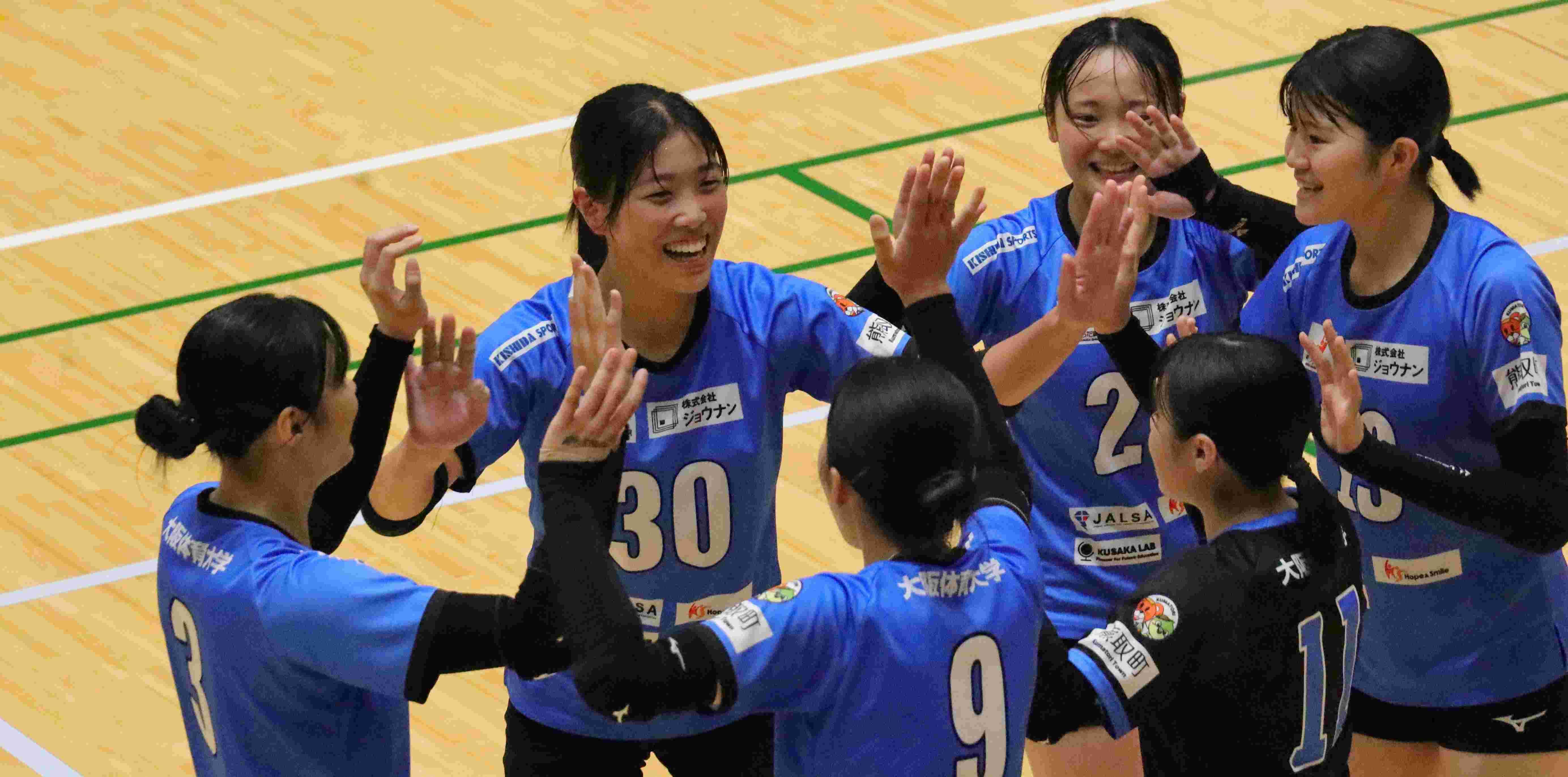 バレーボール全日本インカレ開幕 大阪体育大学女子は初戦で快勝