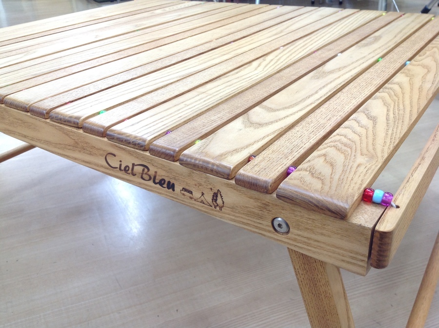 CielBleuシエルブルーロールトップテーブルRolltopTableL-P CielBleu
