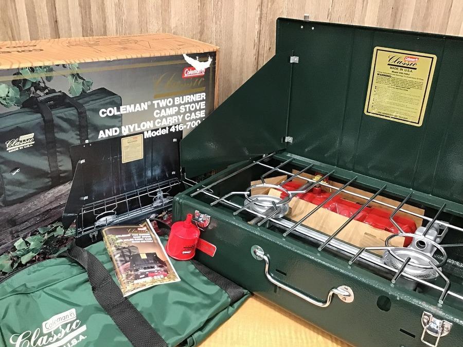 廃盤】新品 未使用 コールマン スリーバーナー 428-700 Coleman
