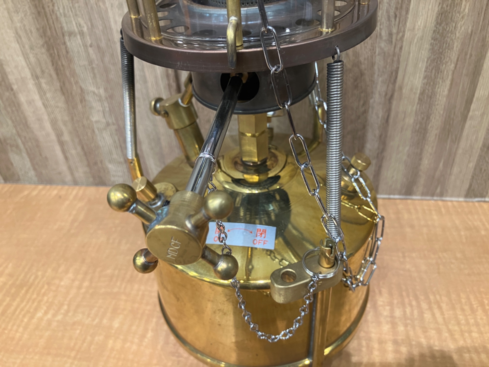 入荷速報！武井バーナー「パープルストーブ501A」真鍮バルブや支柱の