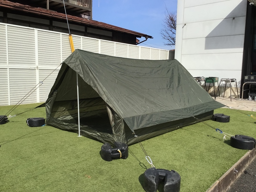 極上品 フランス軍F2テント 新品アウトドア・釣り・旅行用品 - 極上品