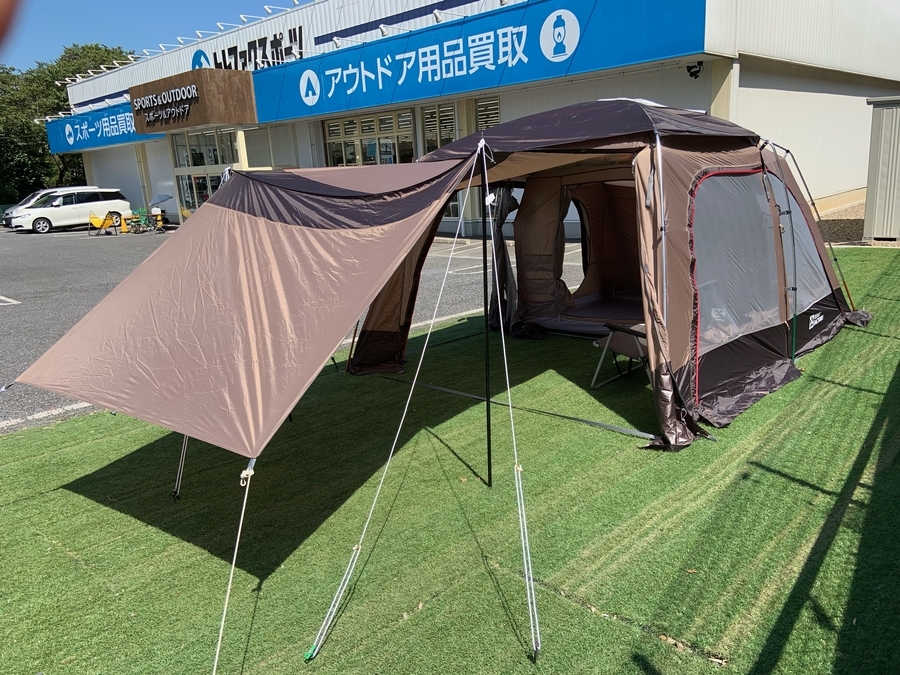 タープいらずの広々2ルームテント！テントファクトリーのアオバ450設営