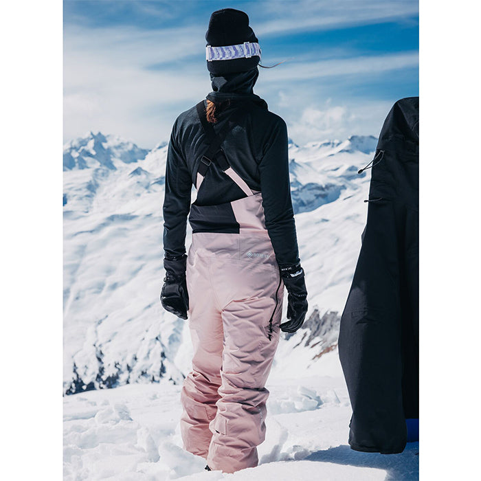 24-25 BURTON W AK KIMMY GORE-TEX 2L BIB PANTS SHADOW PINK スノーボード