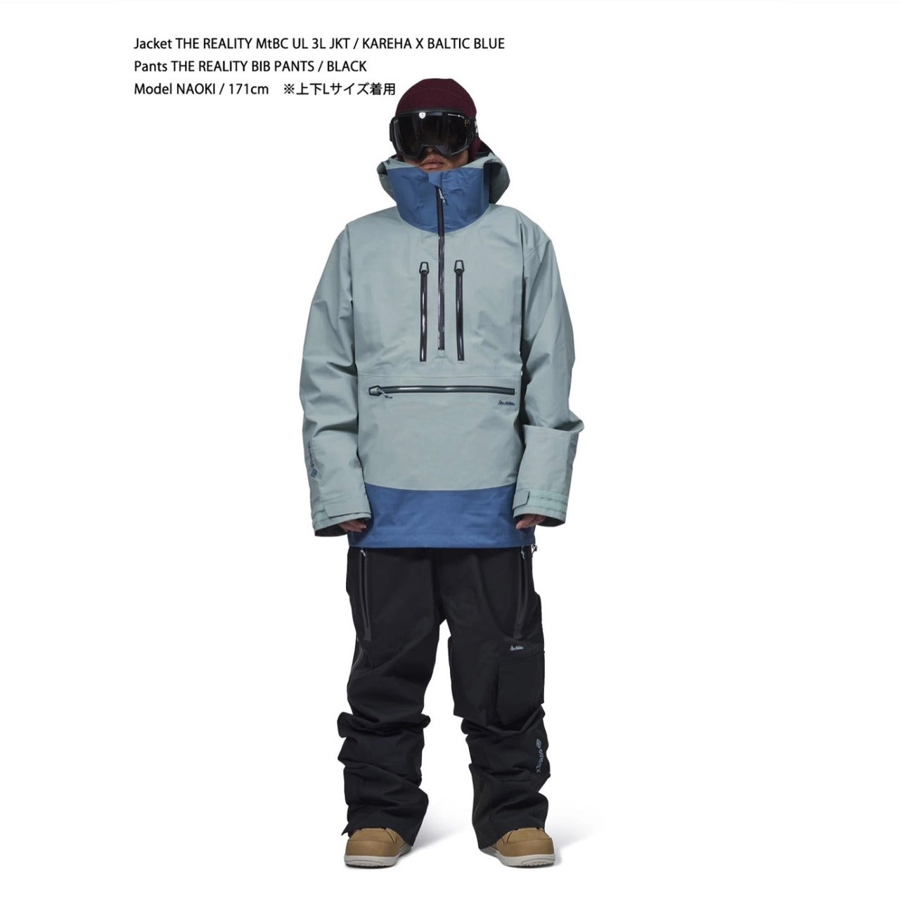 スノーボード ウェア アールイーダブリュー REW REALITY BIB PANTS 24