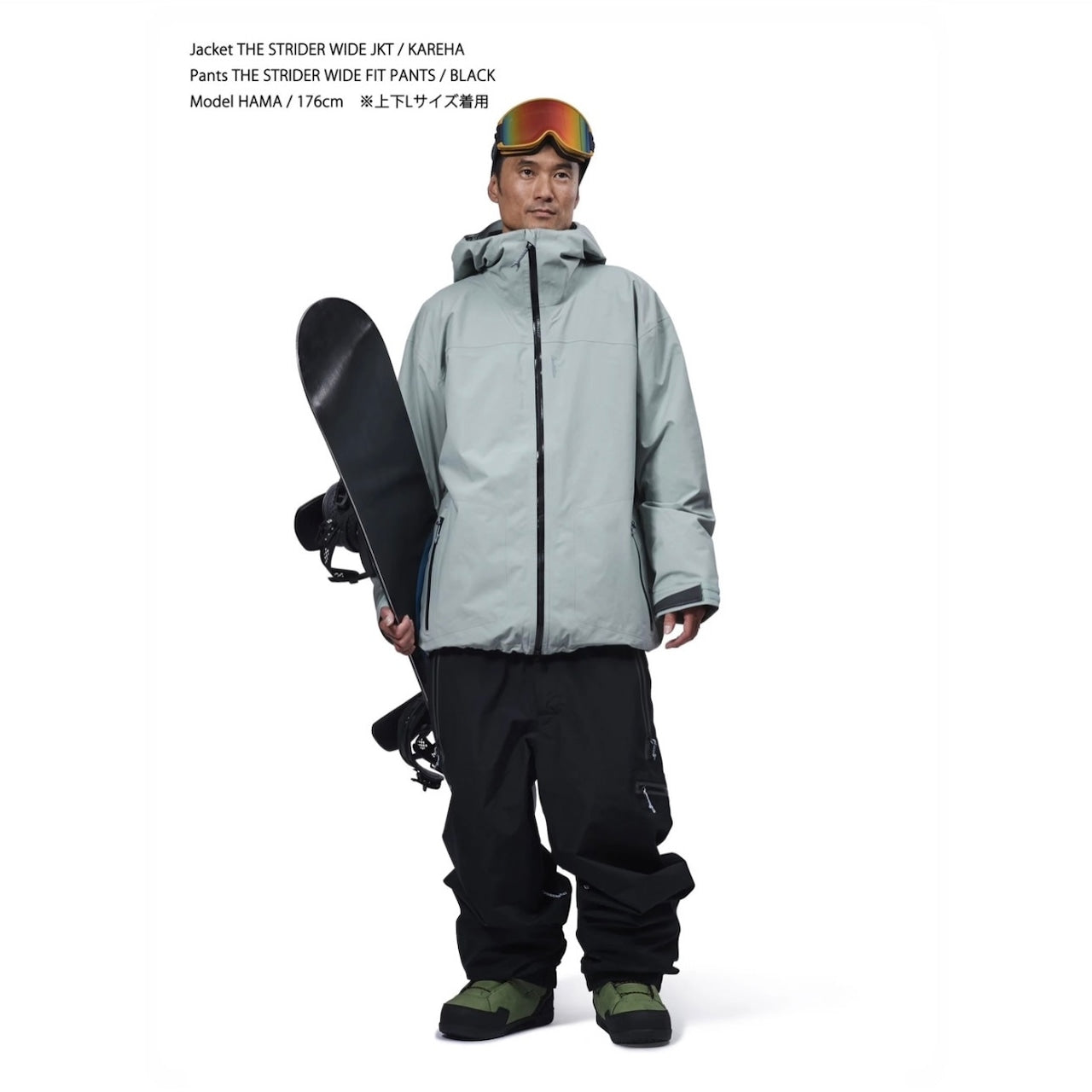 スノーボード ウェア アールイーダブリュー REW STRIDER WIDE JKT 22