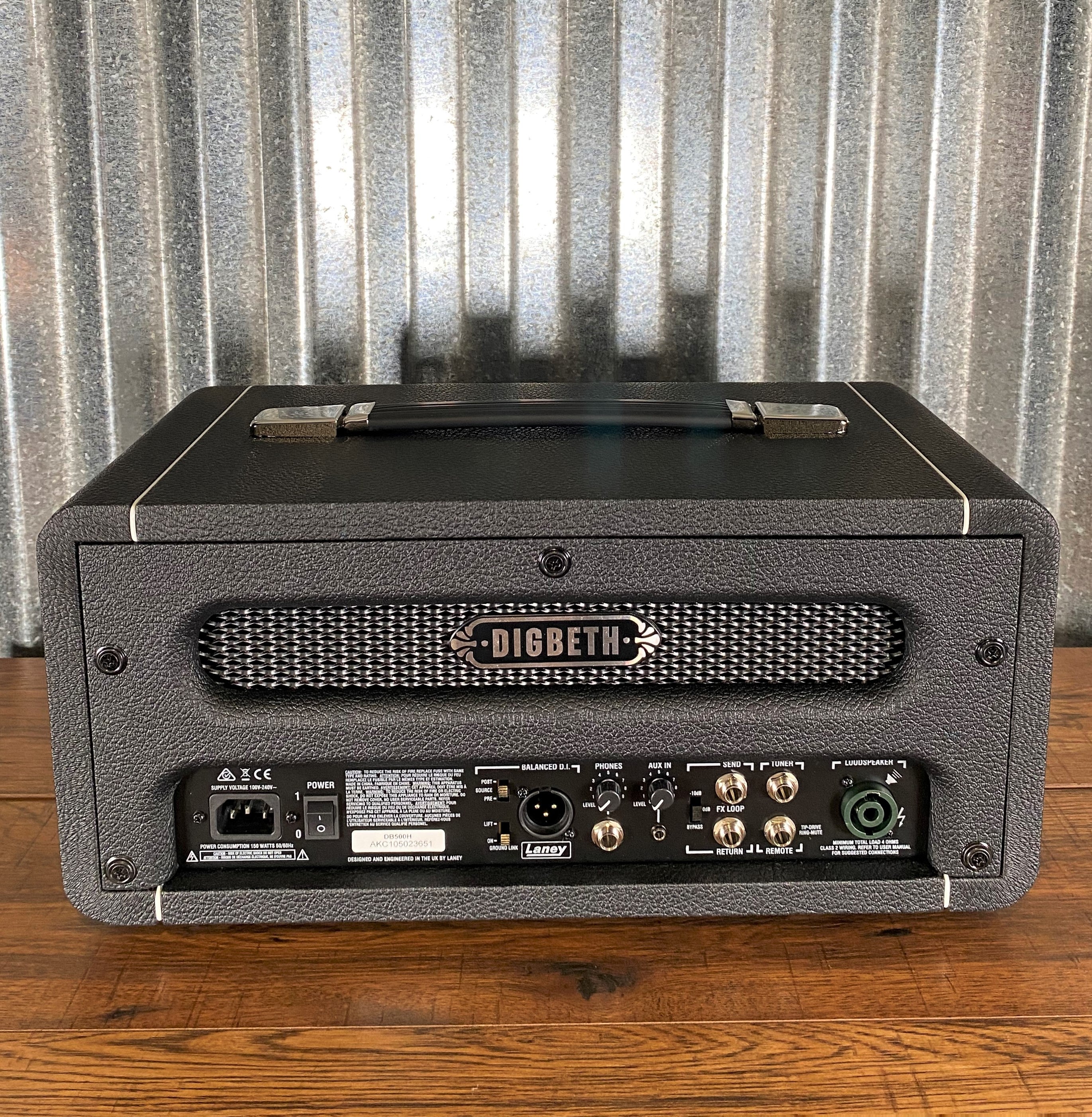 Laney Digbeth DB500H 500 Watt Two Channel Preamp Bass Amplifier