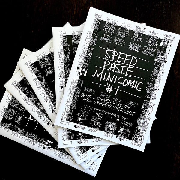 Speed Paste Minicomic #1: a lifetime's madness in 22 pages – Speed