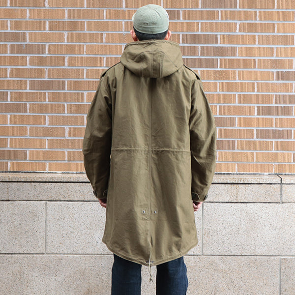 M-1951 PARKA-SHELL / ORIGINAL MILITARY BACK SATIN / OLIVE — SPEEDWAY