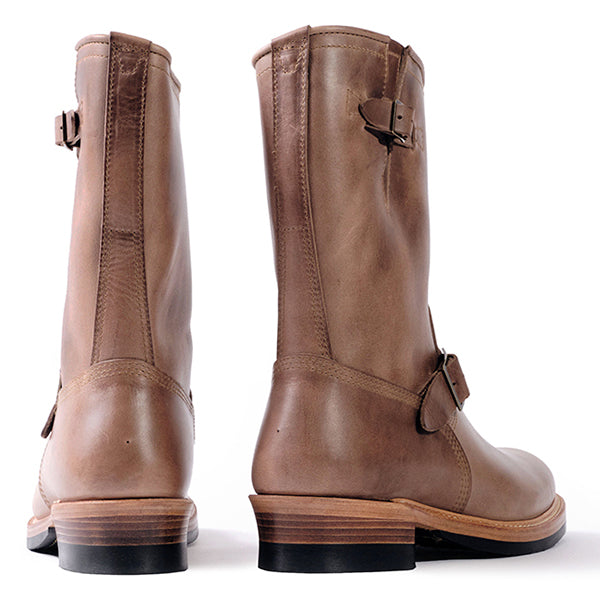 WABASH ENGINEER BOOTS / HORWEEN LEATHER CXL / NATURAL — SPEEDWAY