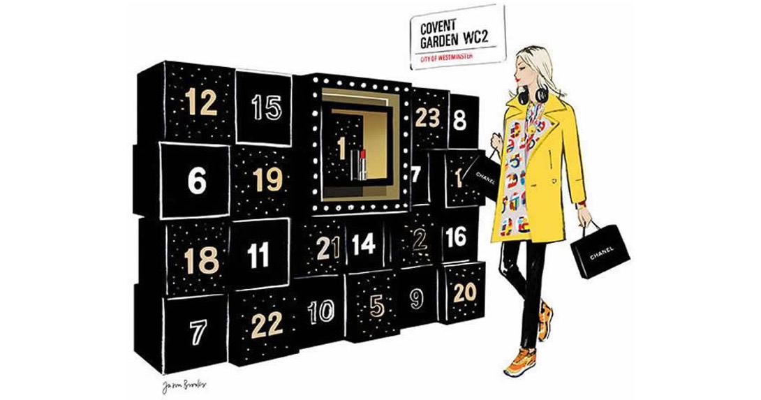 シャネルからの豪華プレゼントが詰まった巨大「アドベントカレンダー