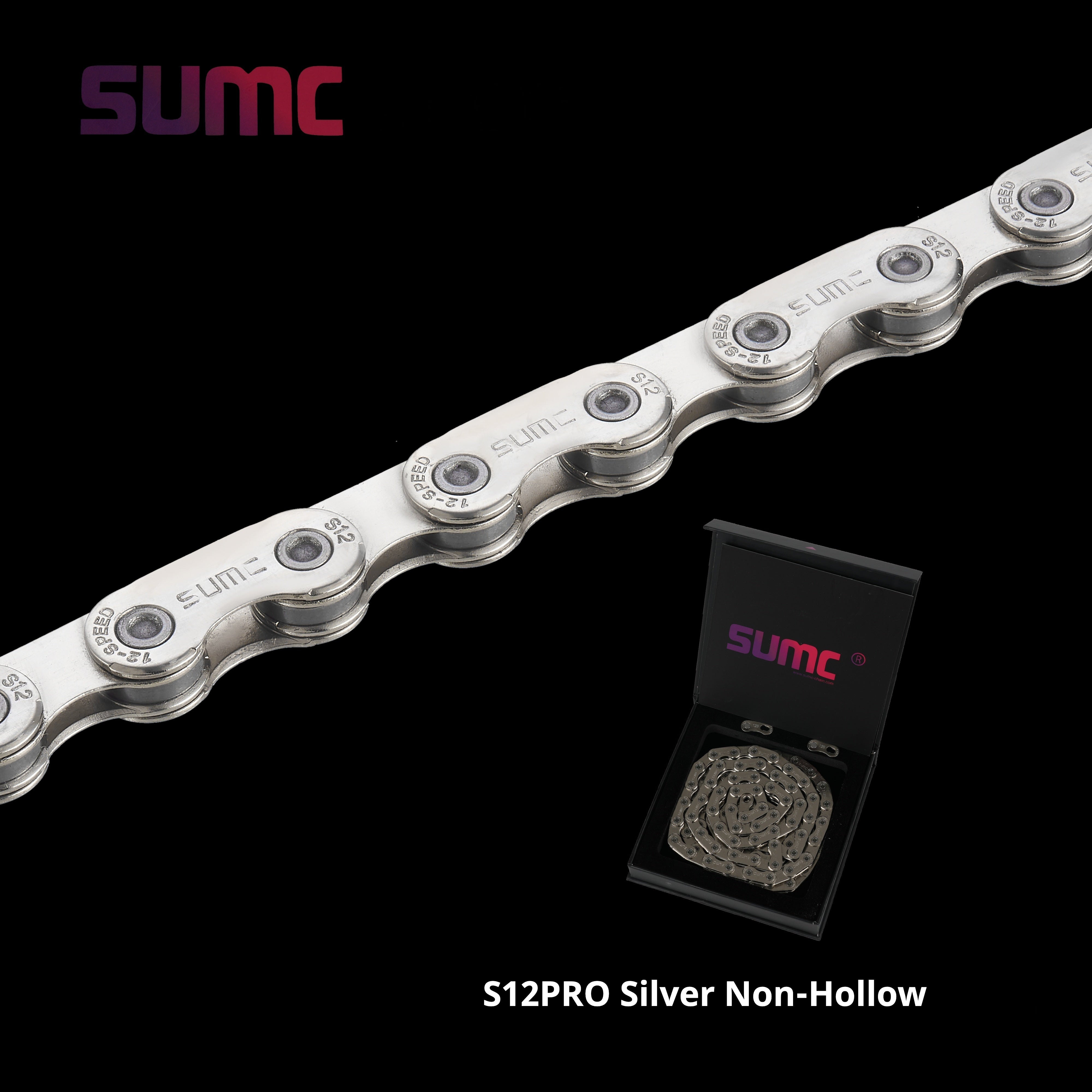 SUMC 12-Speed Crescent Chainring – S12PRO~291g / S12ELPRO~280g / S12SL