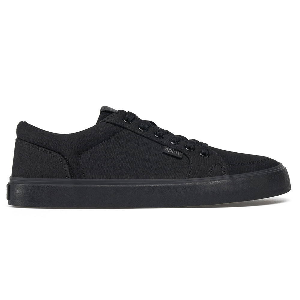 REV LT Canvas New York – Classic Black Canvas Barefoot Skate Shoes