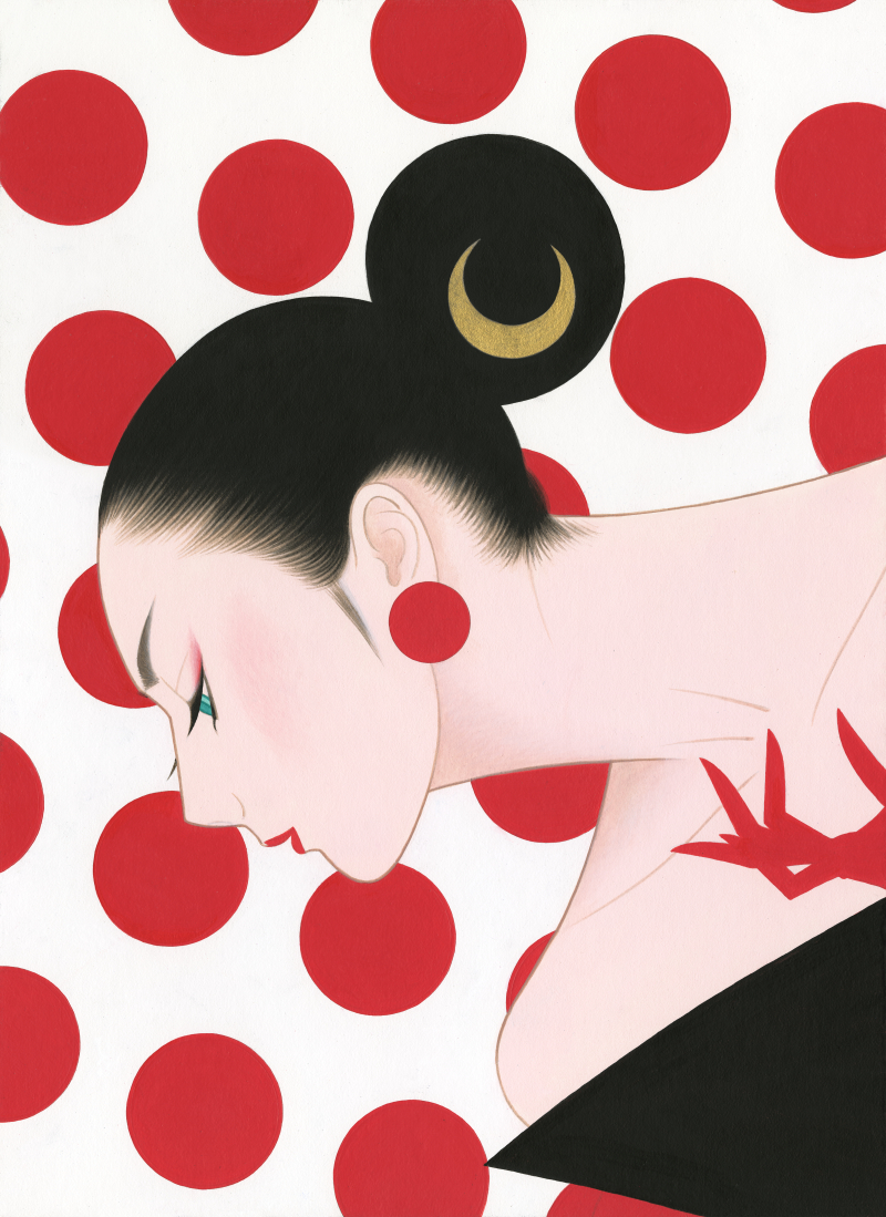 化粧品CMで一世を風靡した画家の鶴田一郎、大阪・天保山にて個展『美人