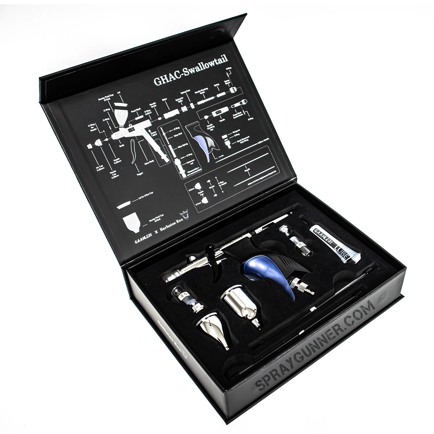 GAAHLERI GHAC-Swallowtail & Rex Airbrush - Precision Tools | Detailing