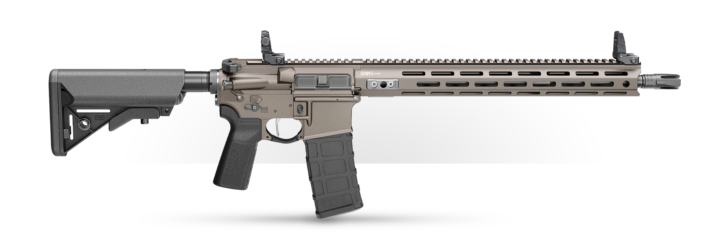 SAINT® Victor 5.56 AR-15 Rifle – Tungsten Gray - STV916556T-V2-B5