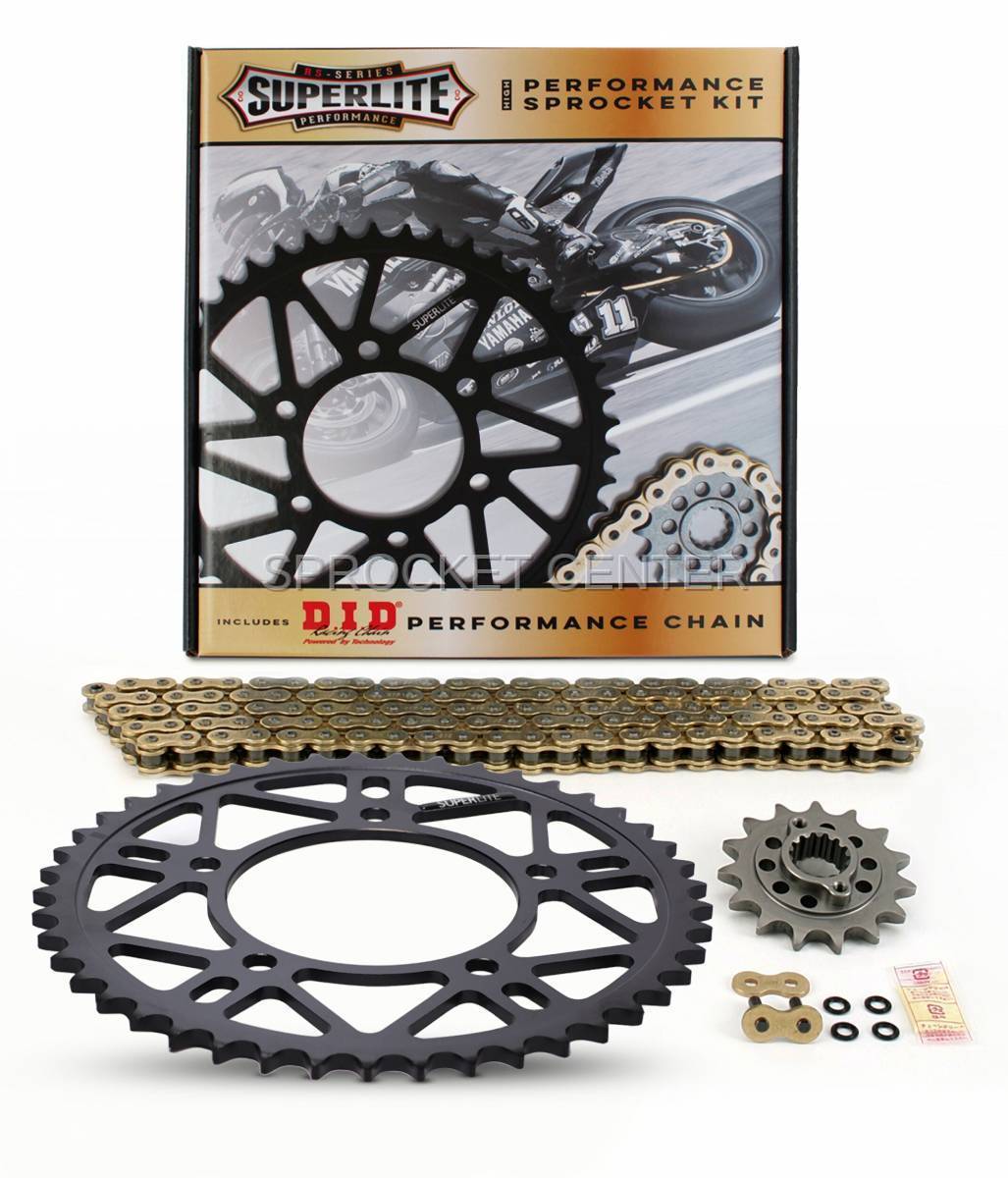 BMW S1000 RR (09-14) SUPERLITE Steel Sprockets & 525 Chain Kit