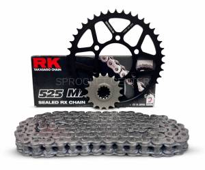 KAWASAKI ZX-10R Ninja (06-07) 525 Steel Sprockets & Chain Kit
