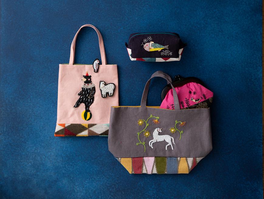 金沢ミチヨさんのビーズ刺繍バッグとブローチレッスン - 商品 | 日本