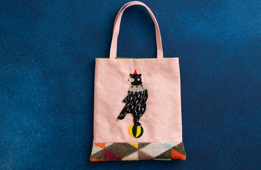 金沢ミチヨさんのビーズ刺繍バッグとブローチレッスン - 商品 | 日本