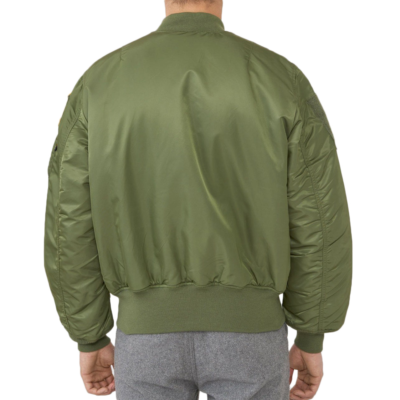 Men's Alpha Industries MA-1 Flex Bomber Jacket Sage - Shop Alpha