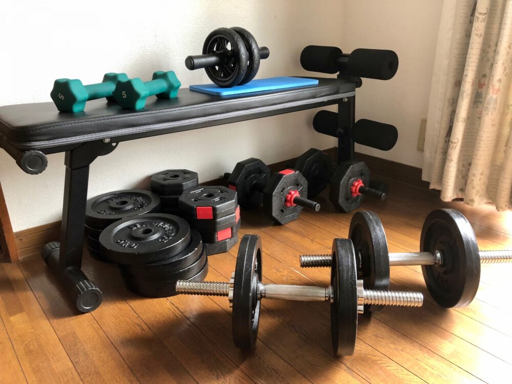 筋トレ器具 セット 4点 中古品 筋トレ器具 セット 4点 中古品