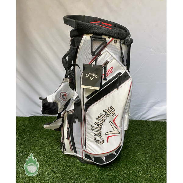 Callaway X-HOTスタンドバッグ ホワイト/レッド Callaway スタンド