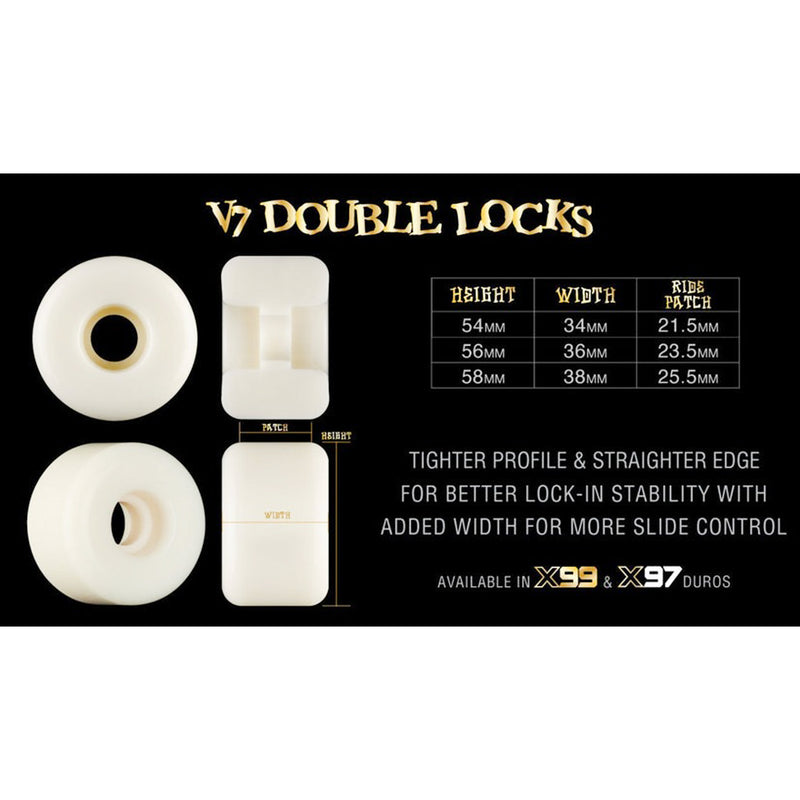 BONES X-FORMULA DOUBLE LOCKS V7 54mm 99A【 ボーンズ X フォーミュラ