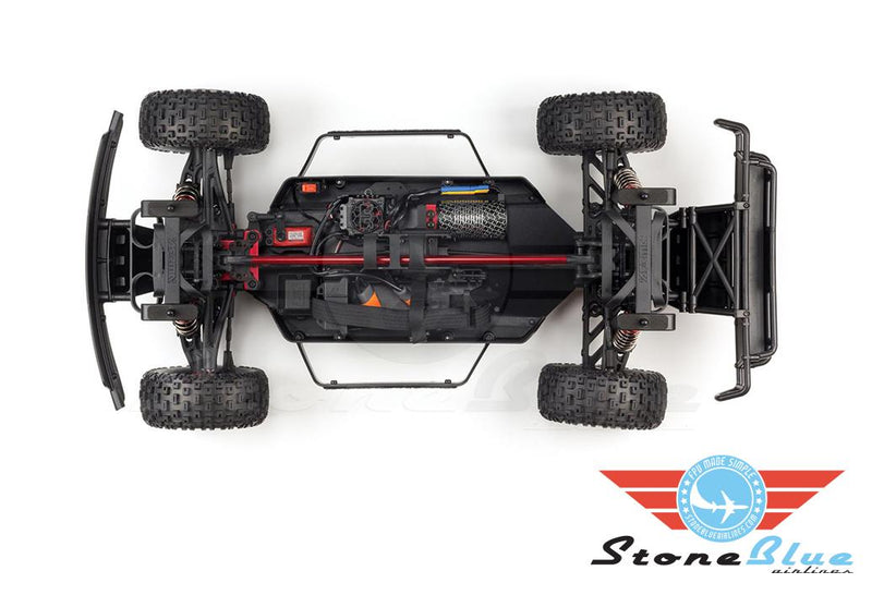 Arrma 1/7 MOJAVE 6S BLX 4WD Desert Truck RTR, Red-Black – Stone